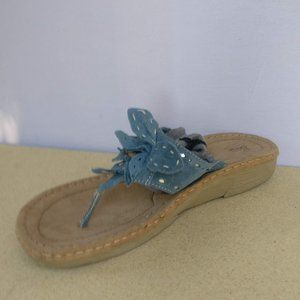Leather Sandal 100%LEATHER cushioned padded Safari sandal 11us/9uk Leather Upper